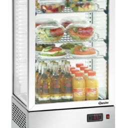 700478G Mini-Kühlvitrine 78L, Edelstahl | KLA-Gastrokuechen.de