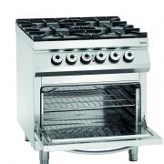 4 Flammen Gasherd, EBO 2/1GN