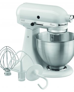 KitchenAid 5K45SSEWH, weiß, 4,28L