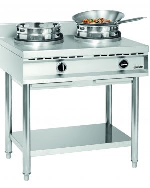 Bartscher Wok-Herd, 2 Brenner
